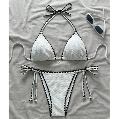 Beautifully Finished Bathing Suit in a Timeless Design