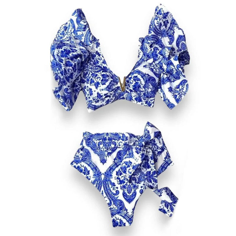 Inspired Bathing Suit With a Contemporary Edge