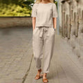 LM | Elegant, colorful 2-piece summer set