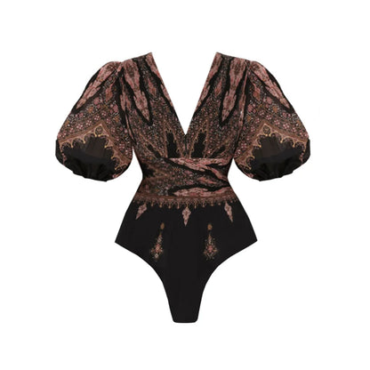 Inspired Bathing Suit With a Contemporary Edge