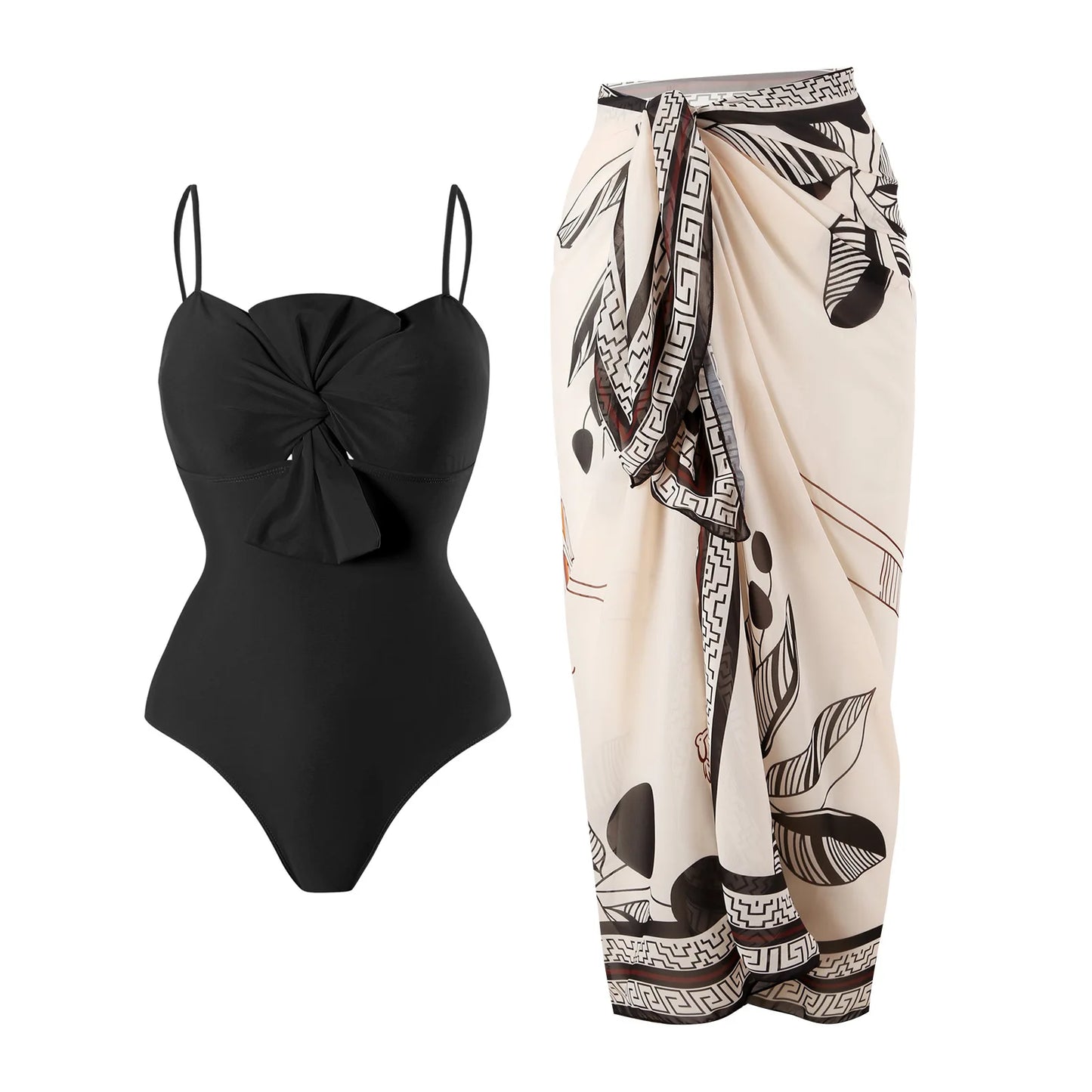 Beautifully Finished Bathing Suit in a Timeless Design