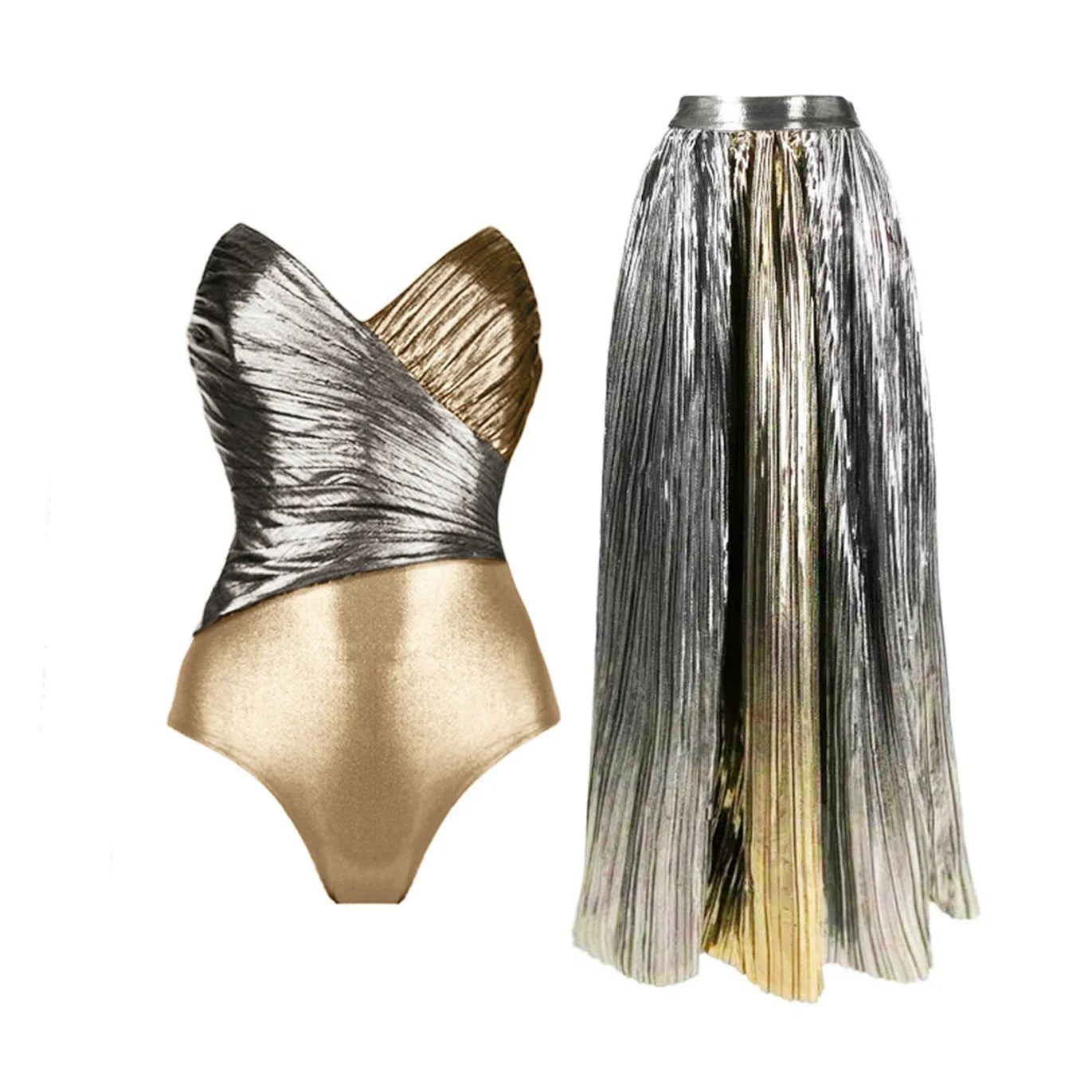 Beautifully Finished Bathing Suit in a Timeless Design