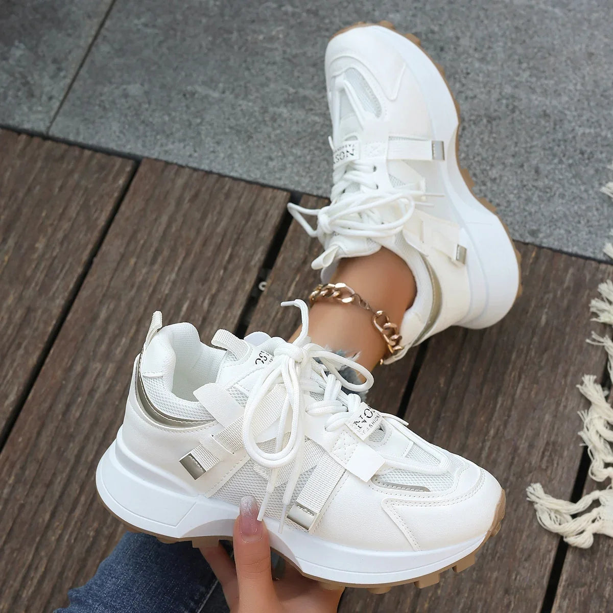 Sleek and Supportive Orthopedic Sneakers