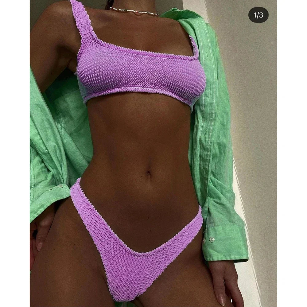 Beautifully Finished Bathing Suit in a Timeless Design