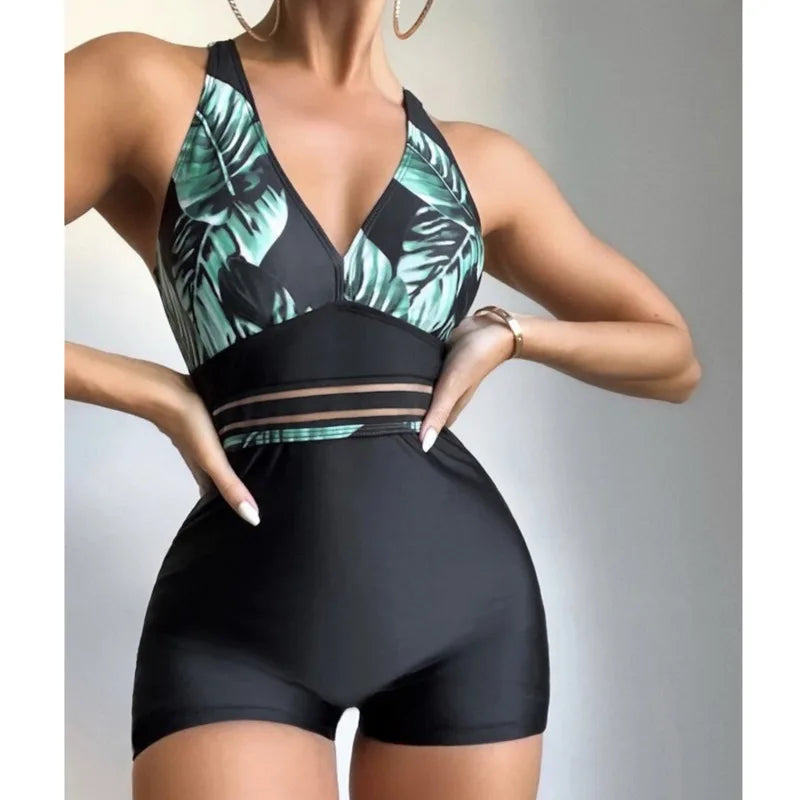 Sophisticated Bathing Suit With a Clean Classic Look