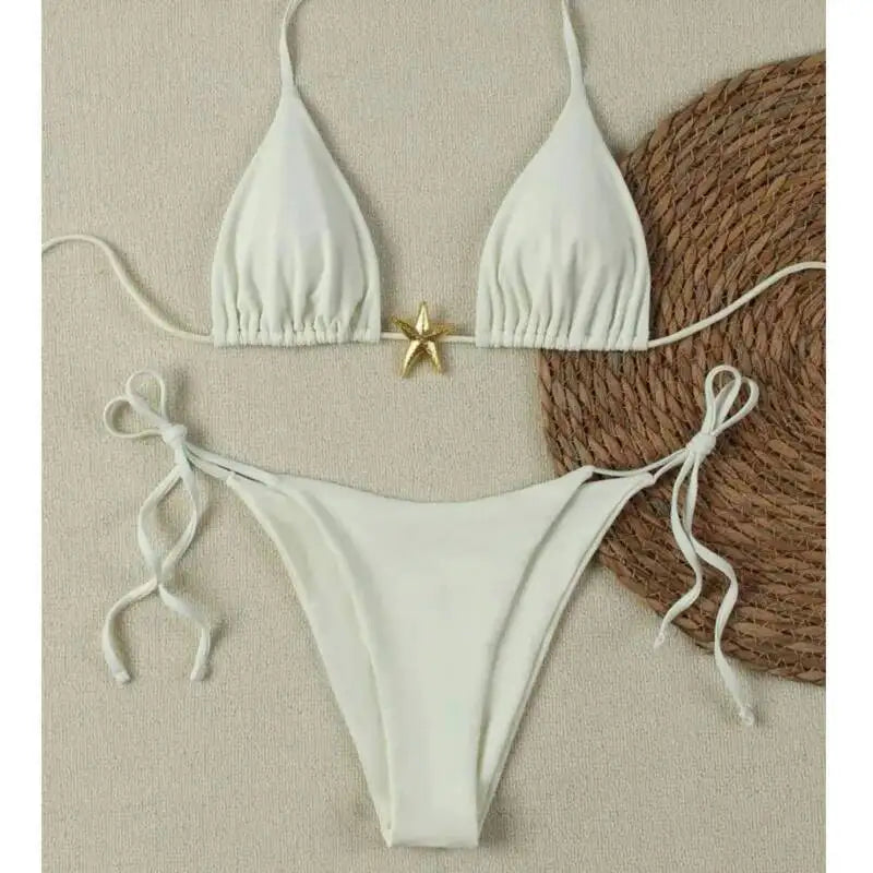 Beautifully Finished Bathing Suit in a Timeless Design
