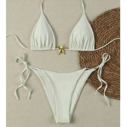 Beautifully Finished Bathing Suit in a Timeless Design