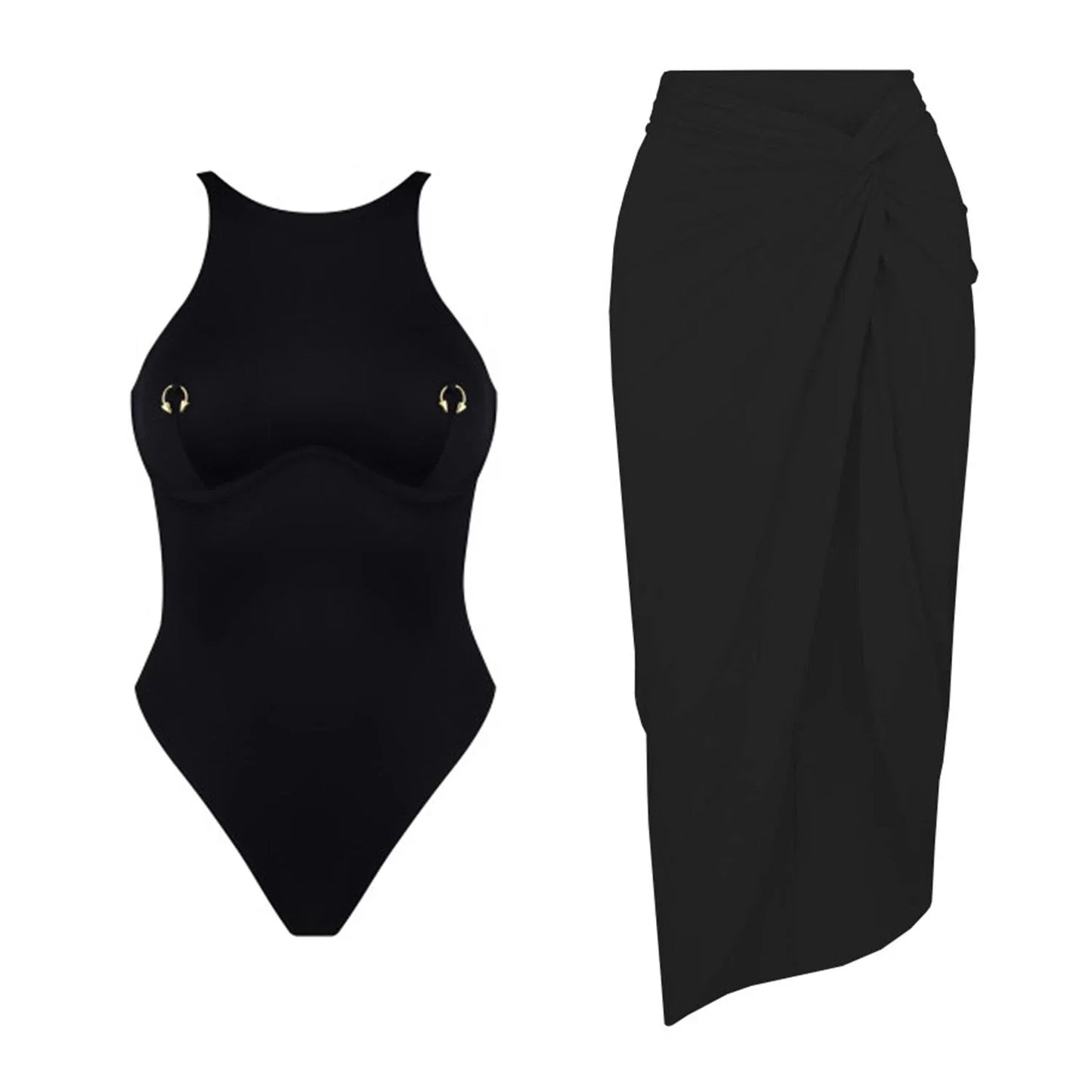 Inspired Bathing Suit With a Contemporary Edge