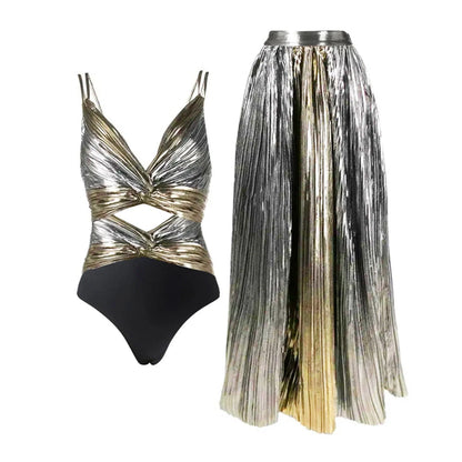 Beautifully Finished Bathing Suit in a Timeless Design