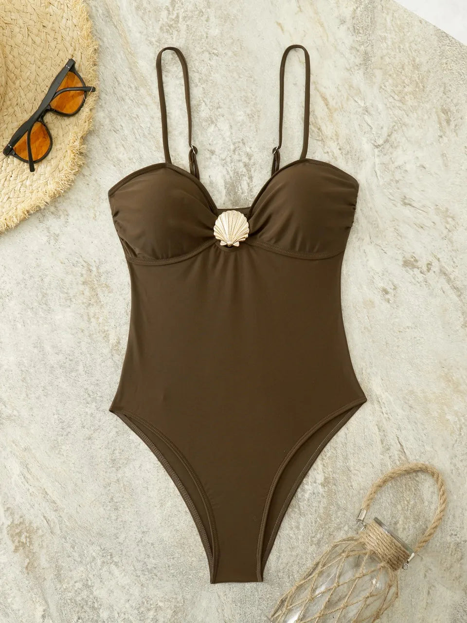 Beautifully Finished Swimsuit in a Timeless Design