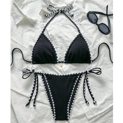 Beautifully Finished Bathing Suit in a Timeless Design