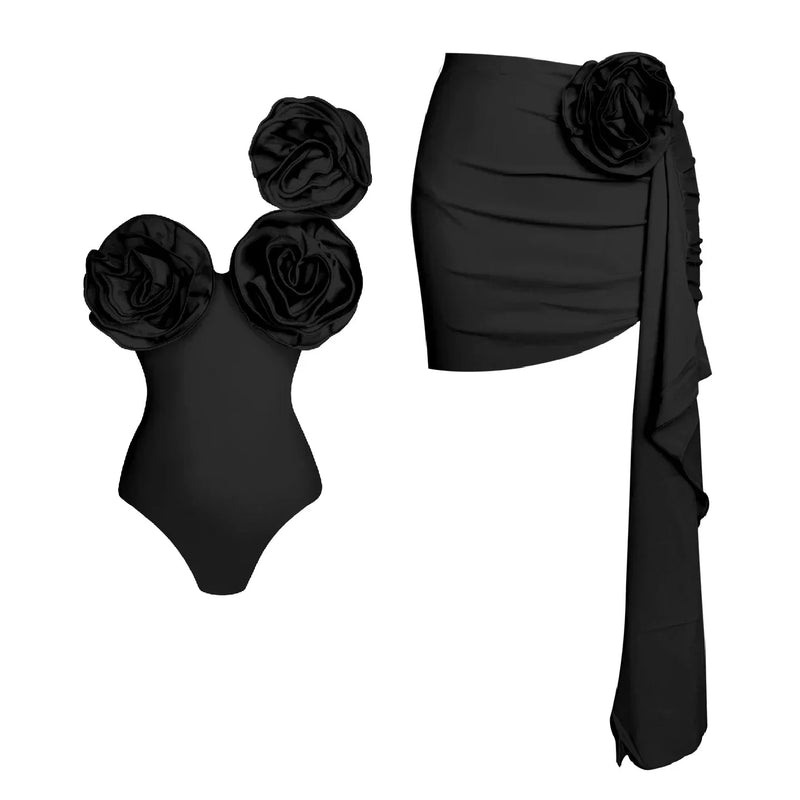 Beautifully Finished Bathing Suit in a Timeless Design
