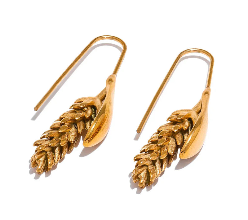 Wheat Drop Earrings