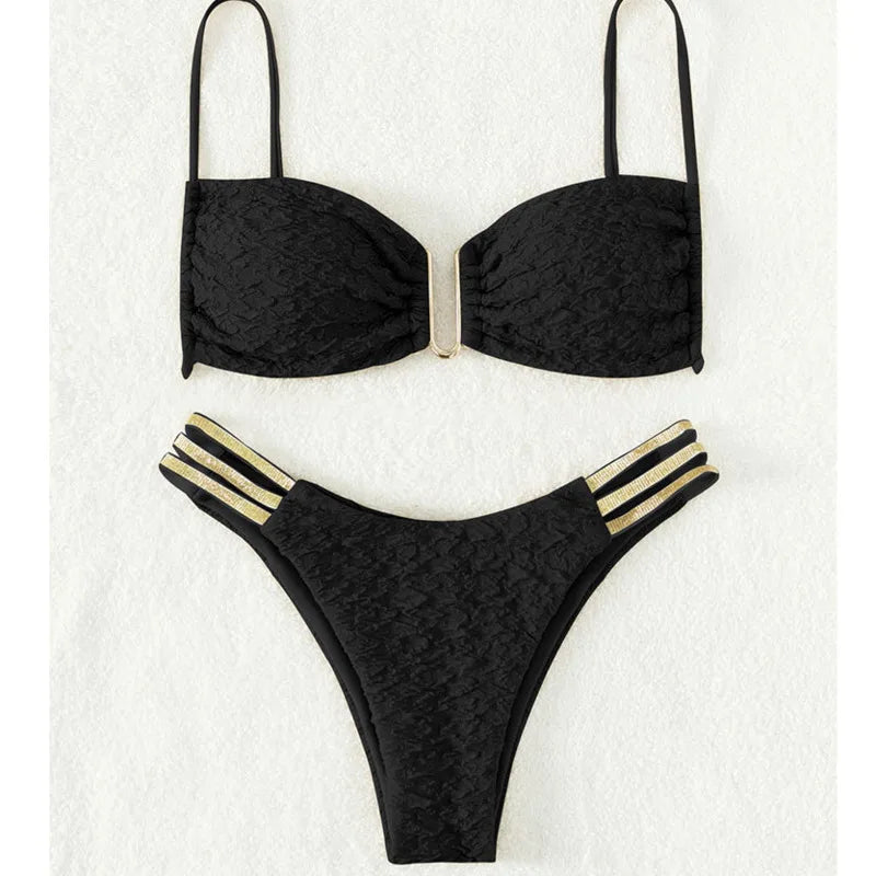 Sophisticated Bathing Suit With a Clean Classic Look