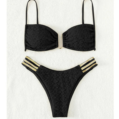 Sophisticated Bathing Suit With a Clean Classic Look