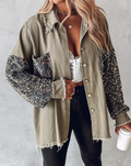 LM | contrasting coat with sequins for spring