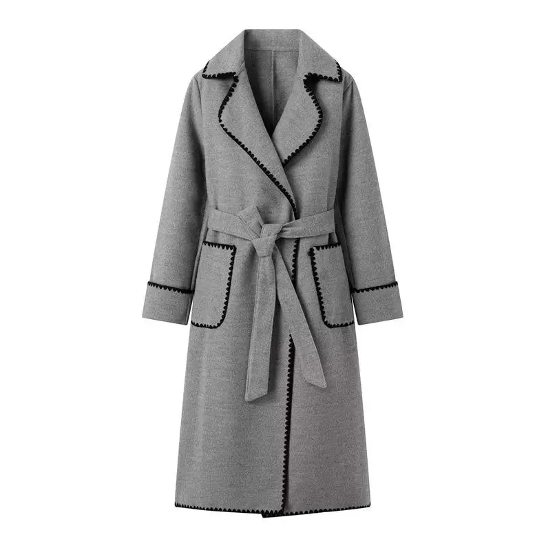 LM | light-colored, longer patchwork coat