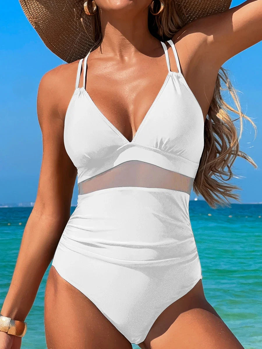 Beautifully Finished Swimsuit in a Timeless Design