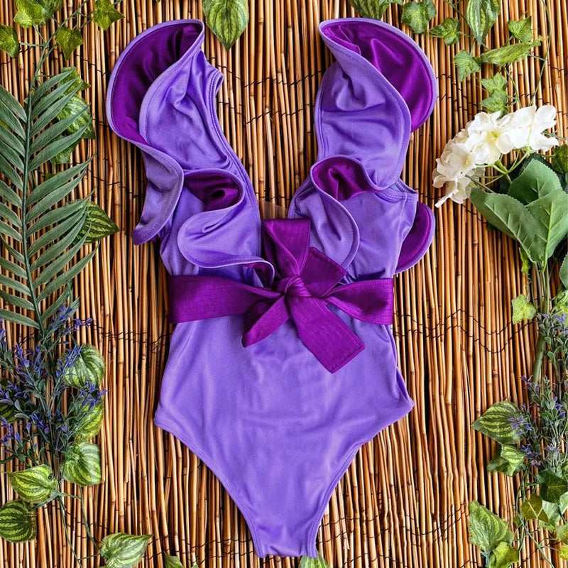 Inspired Bathing Suit With a Contemporary Edge