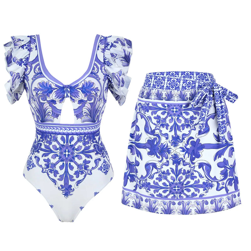 Sophisticated Bathing Suit With a Clean Classic Look