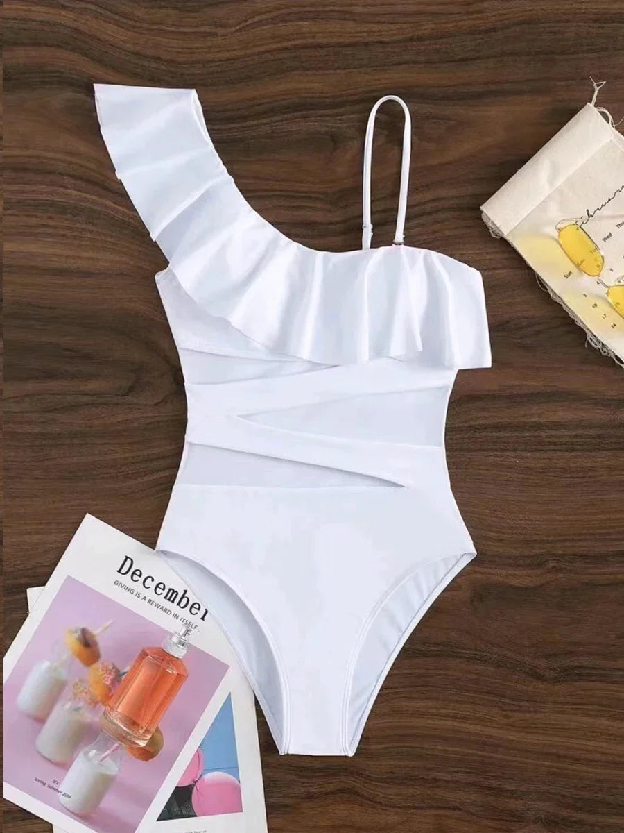 Sophisticated Bathing Suit With a Clean Classic Look