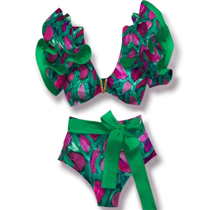 Inspired Bathing Suit With a Contemporary Edge