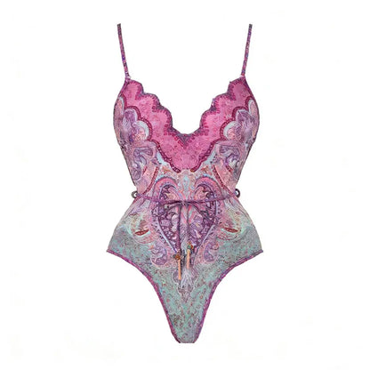 Beautifully Finished Bathing Suit in a Timeless Design