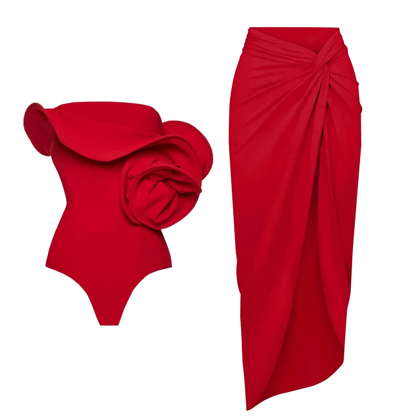 Beautifully Finished Bathing Suit in a Timeless Design
