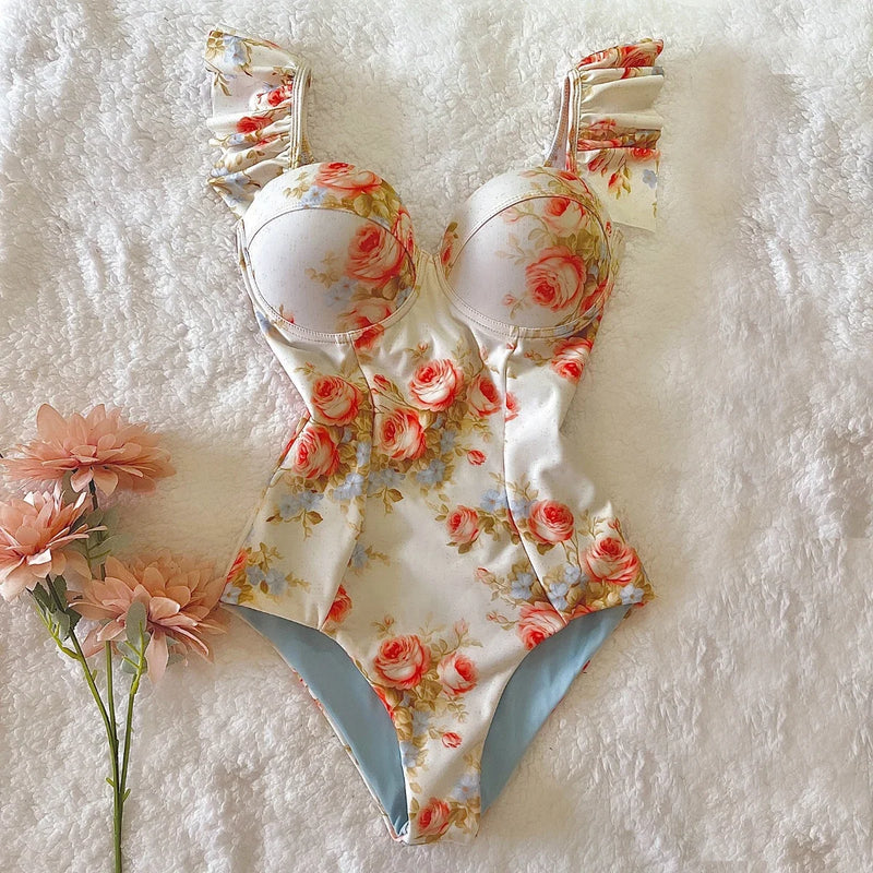 Sophisticated Bathing Suit With a Clean Classic Look