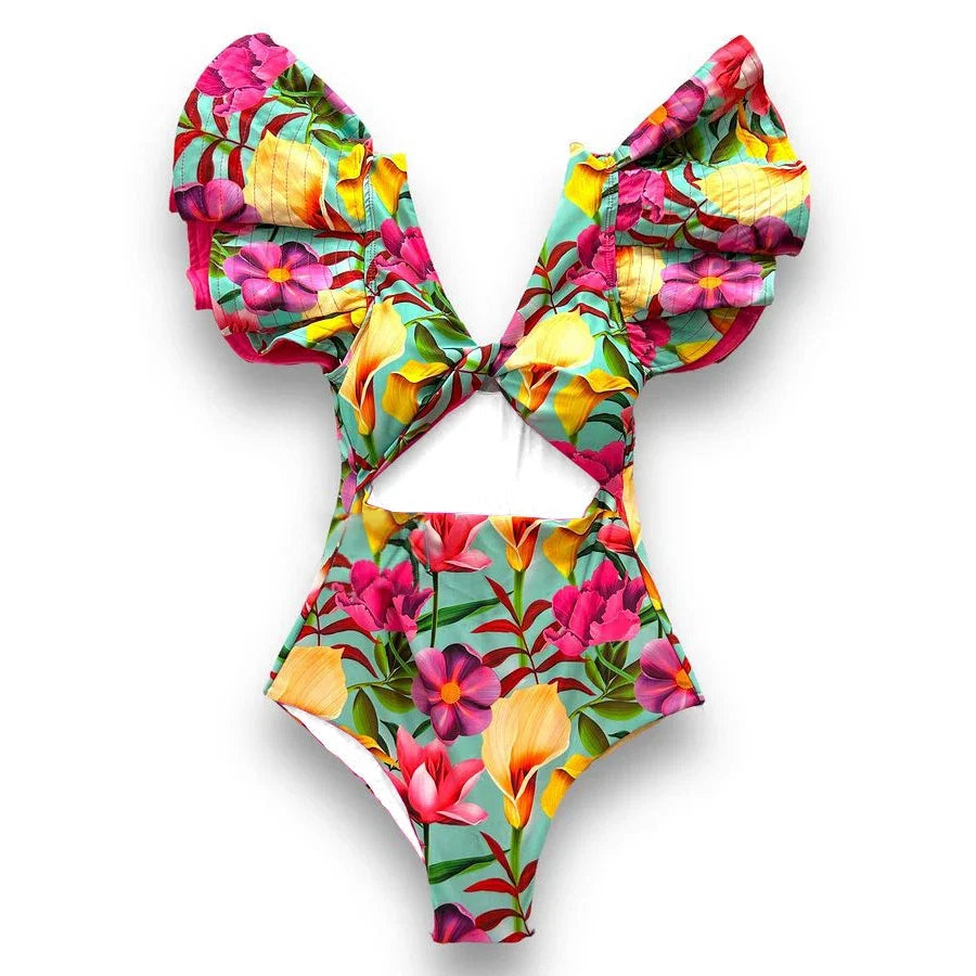 Inspired Bathing Suit With a Contemporary Edge