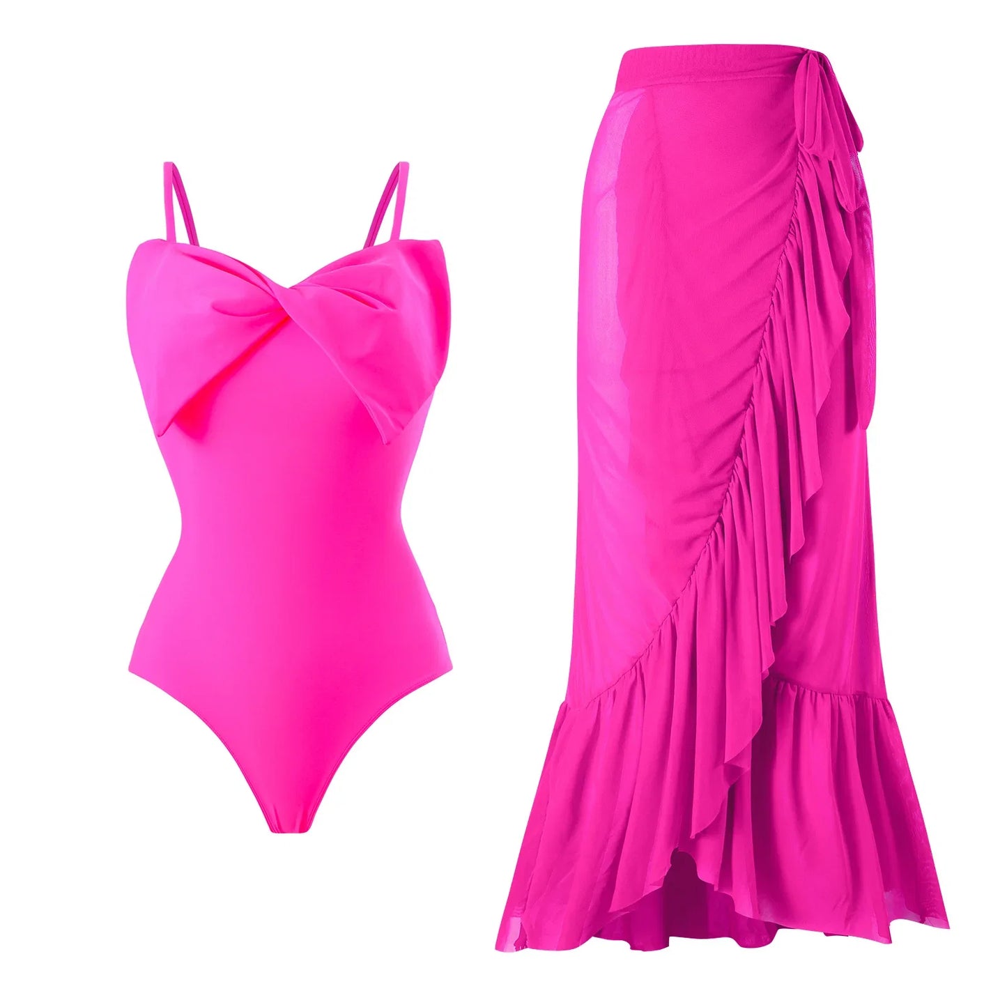 Beautifully Finished Bathing Suit in a Timeless Design
