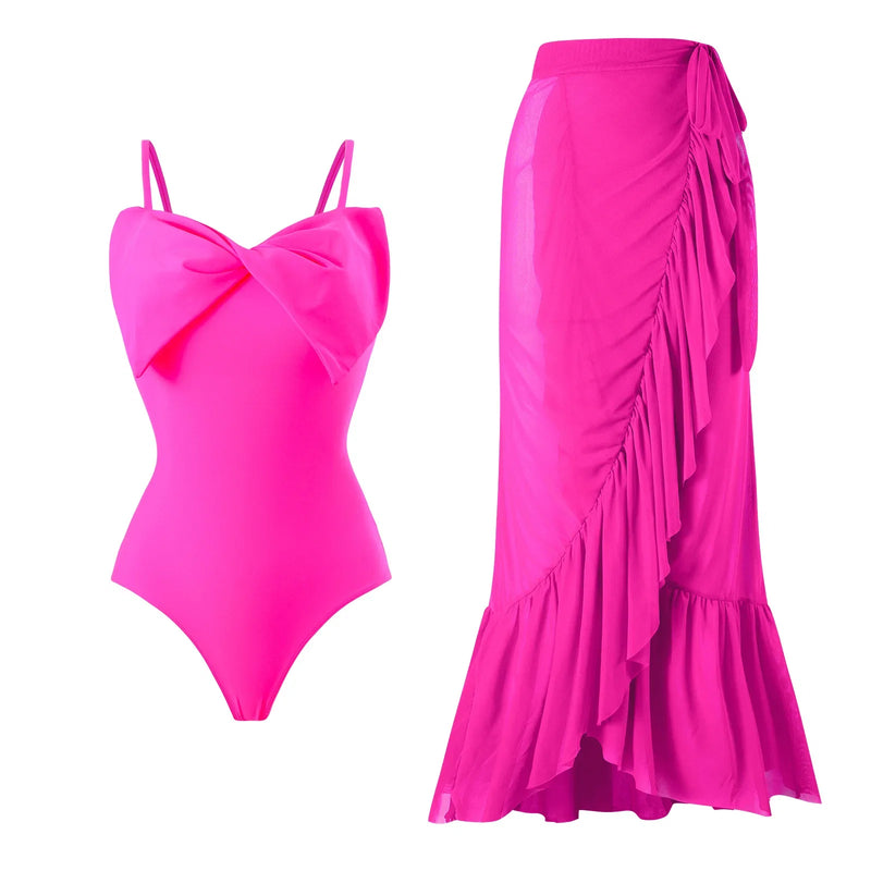 Beautifully Finished Bathing Suit in a Timeless Design