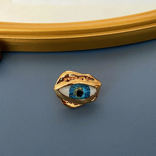 Blue Eye Open Ring