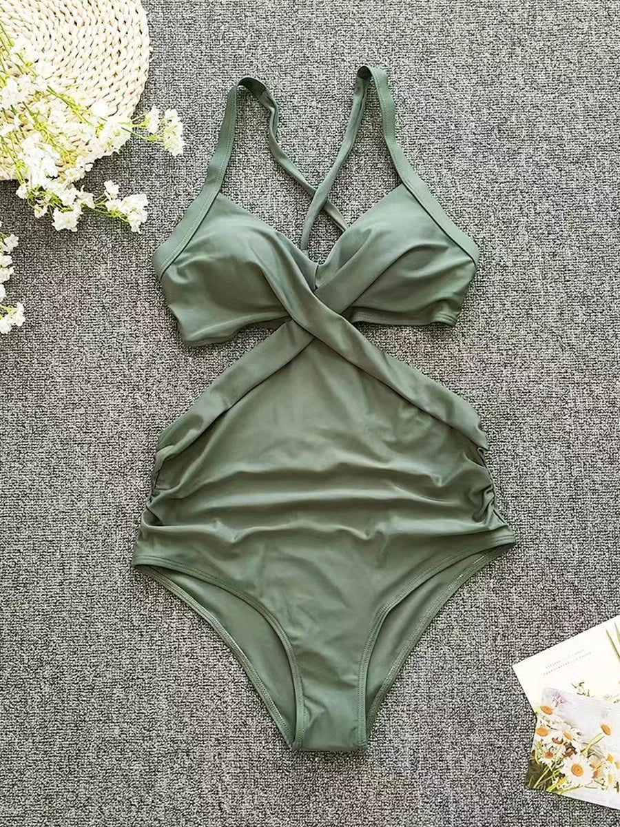 Beautifully Finished Monokini in a Timeless Design