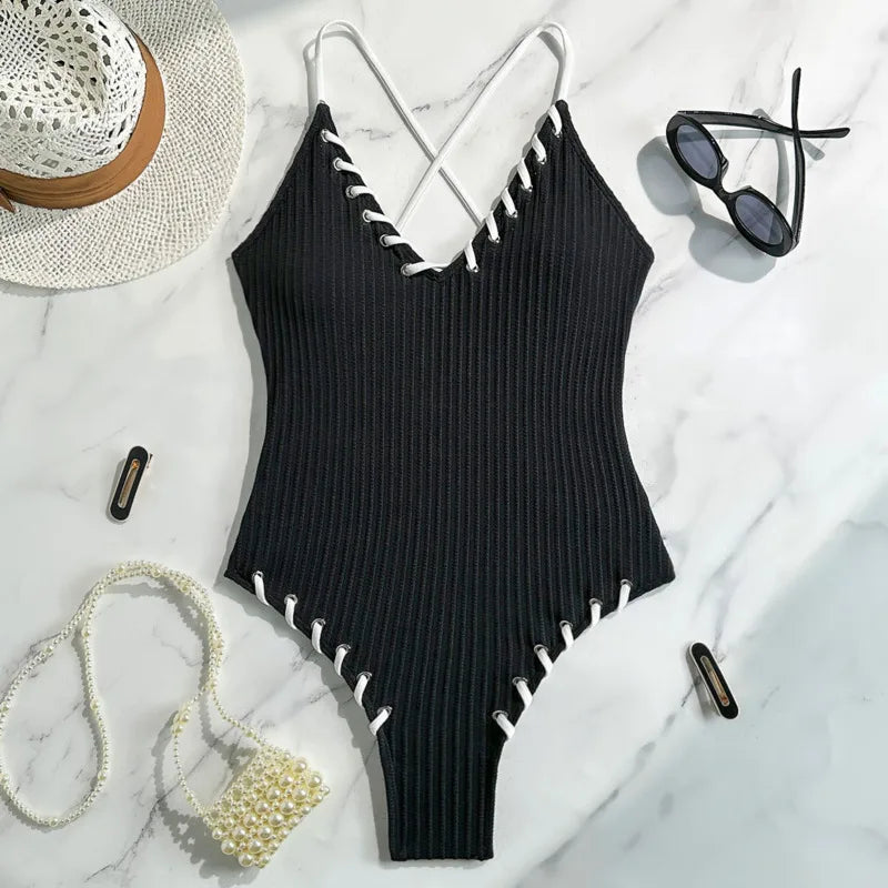 Finely Styled Bathing Suit With a Classic Look