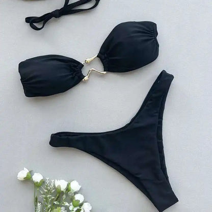 Beautifully Finished Bathing Suit in a Timeless Design