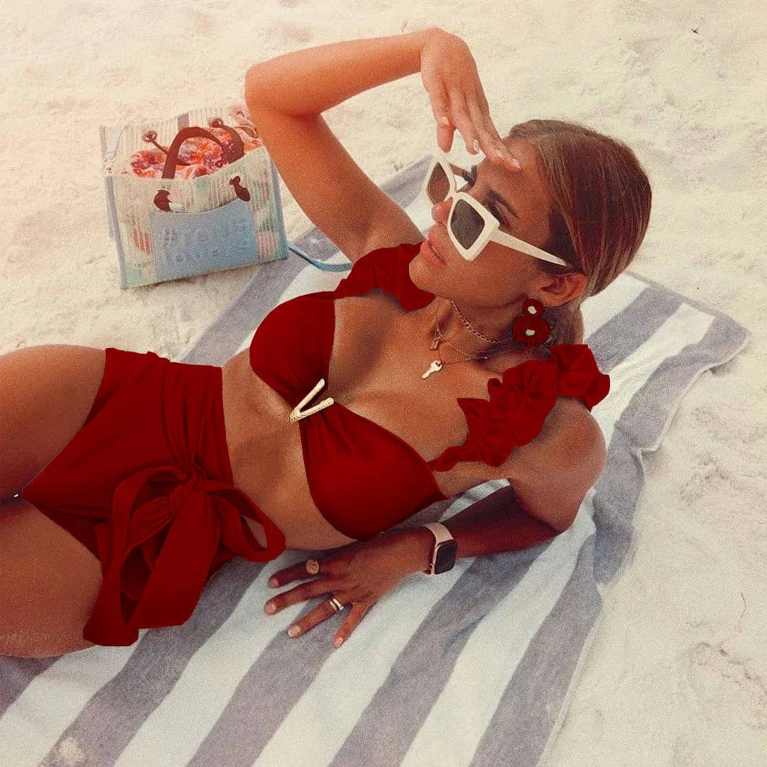 Inspired Bathing Suit With a Contemporary Edge