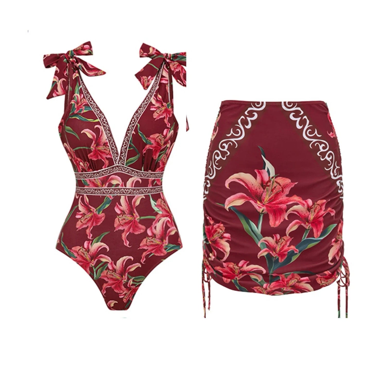 Sophisticated Bathing Suit With a Clean Classic Look