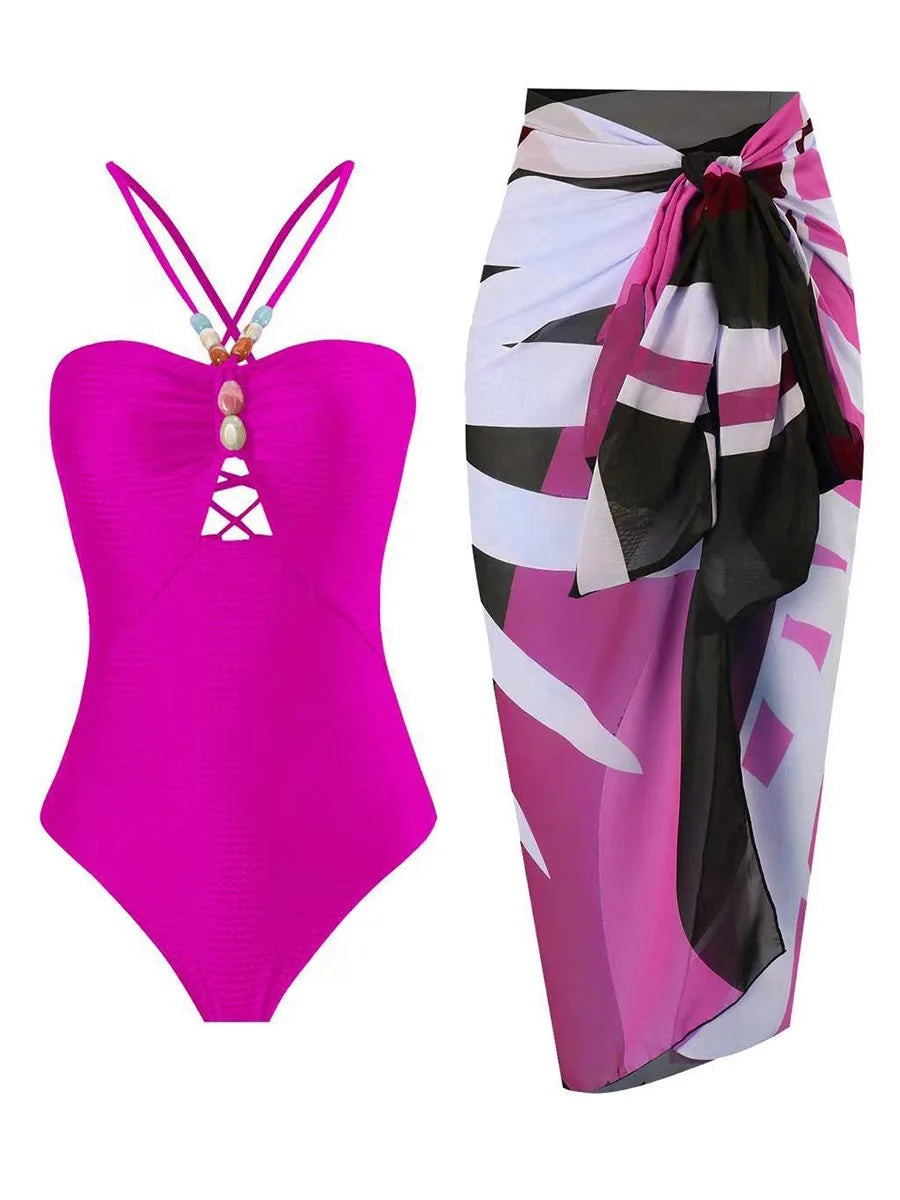 Beautifully Finished Bathing Suit in a Timeless Design