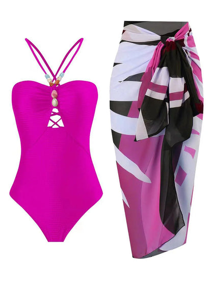 Beautifully Finished Bathing Suit in a Timeless Design