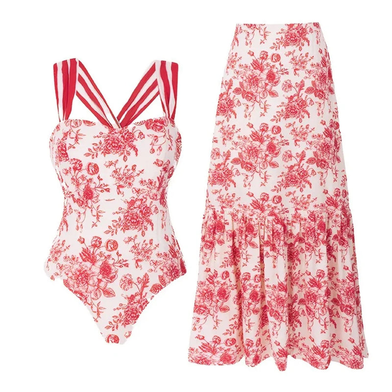 Beautifully Finished Bathing Suit in a Timeless Design