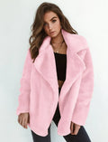 LM | warm plush teddy coat