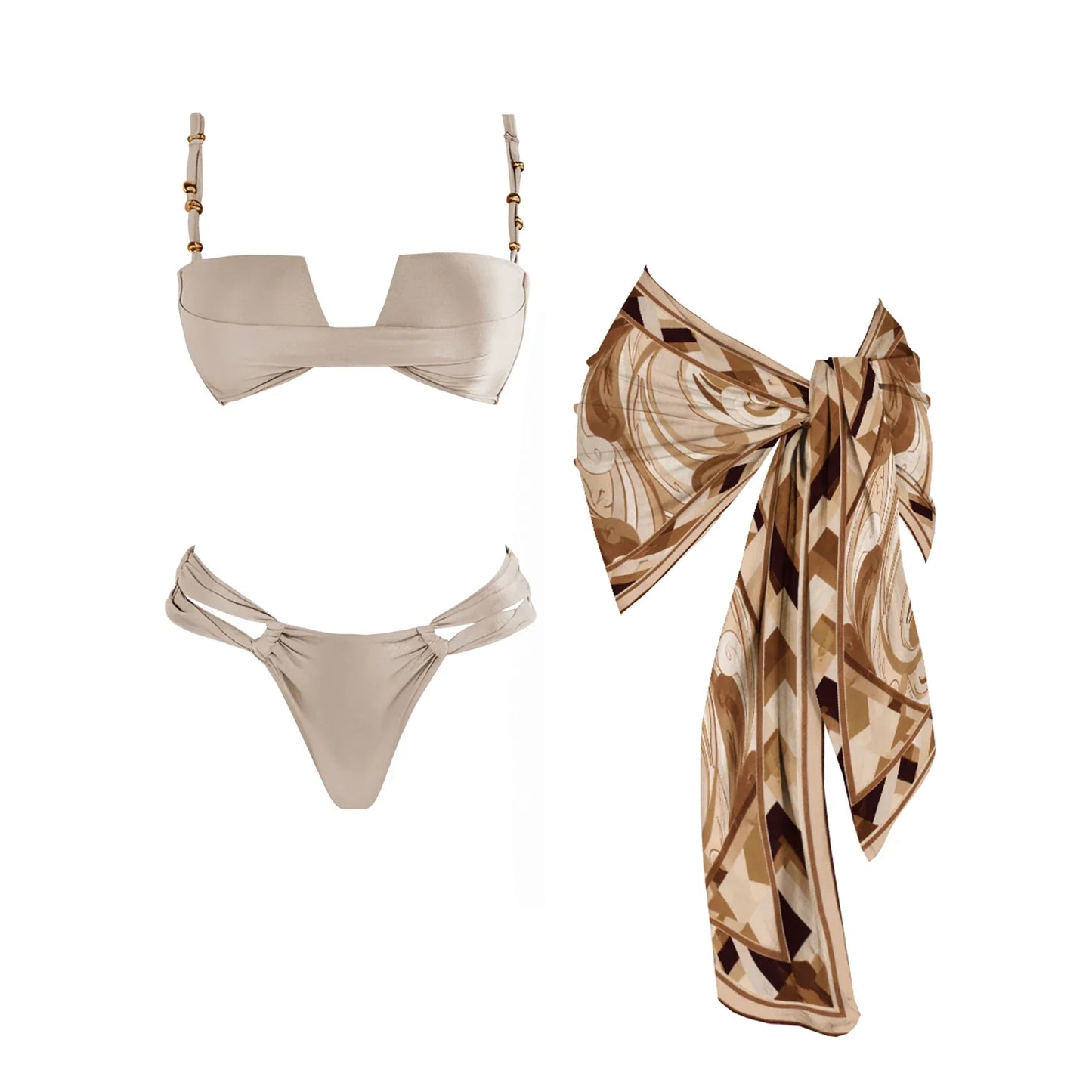 Inspired Bathing Suit With a Contemporary Edge