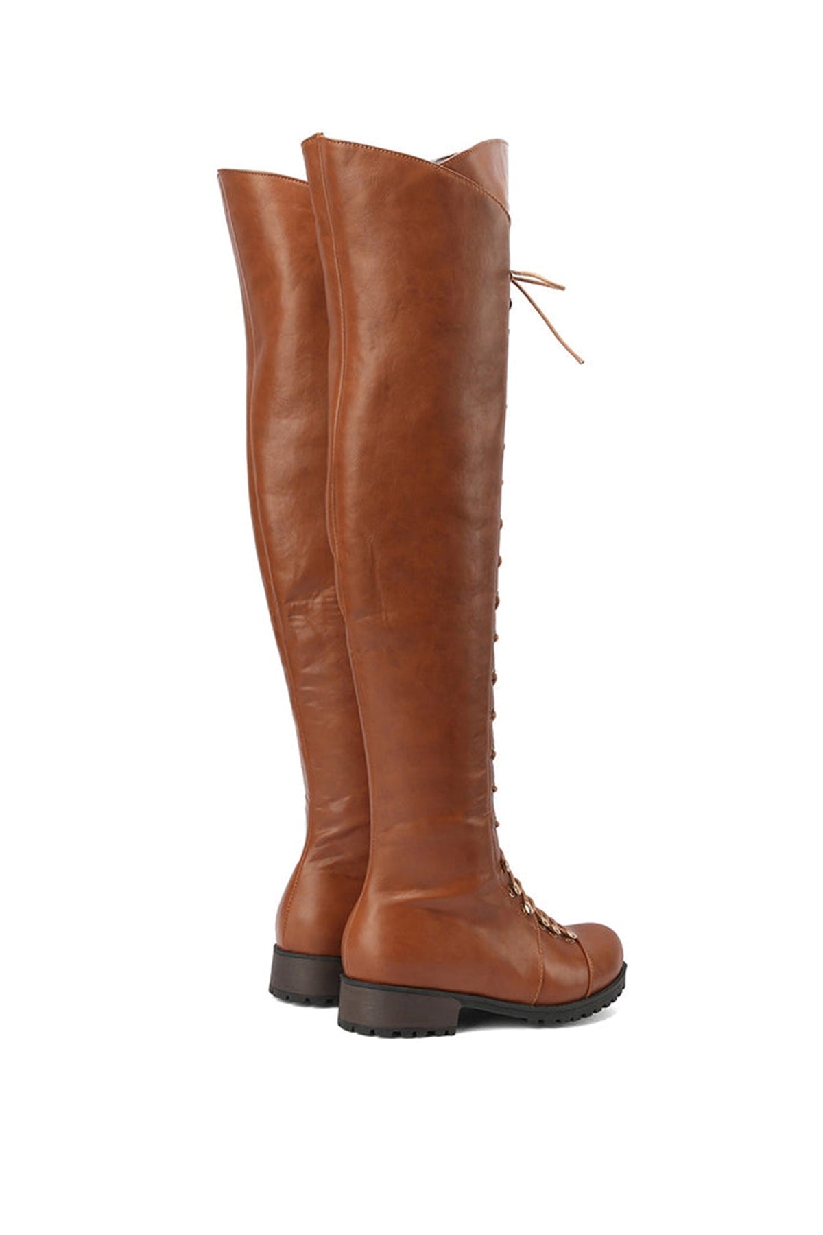LM | Over-the-knee boots with lacing