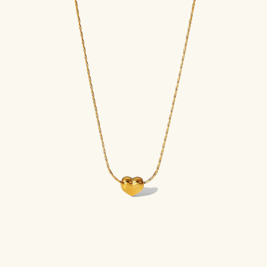 Timeless Heart - Gold Pendant Necklace