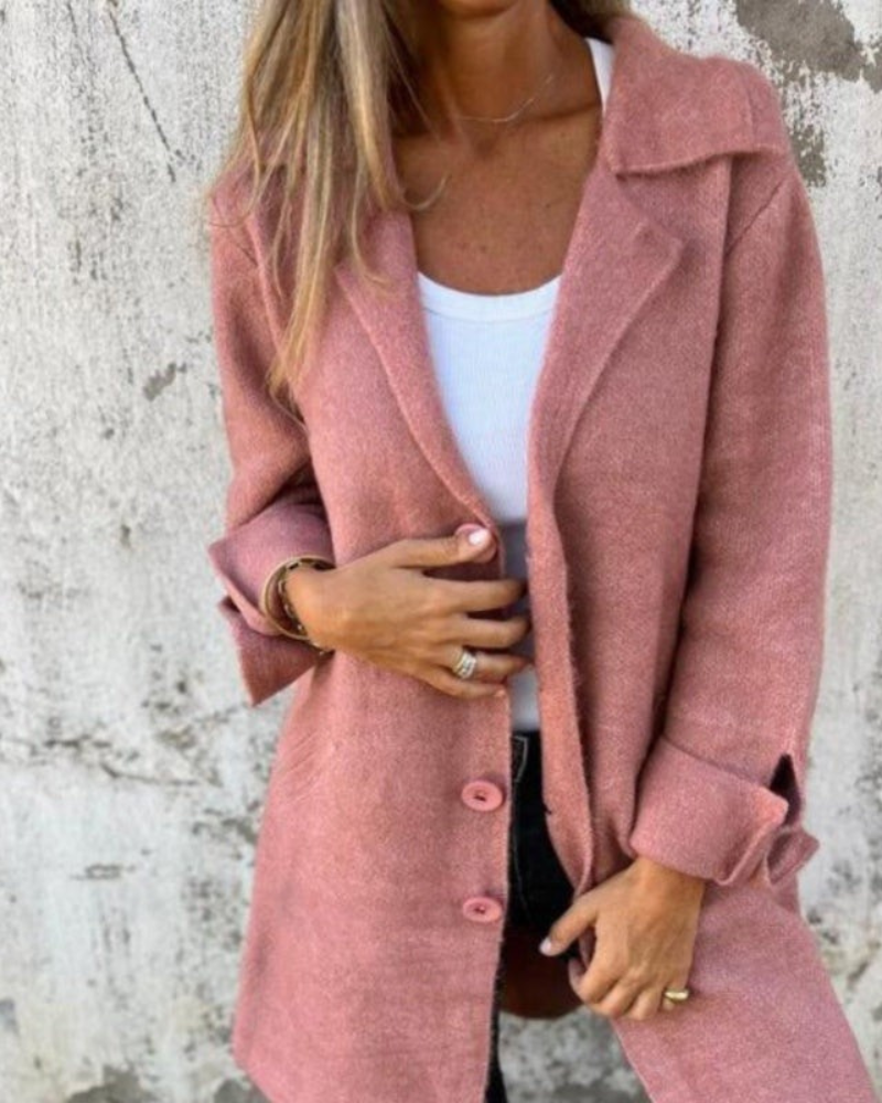 LM | Chic long coat for women