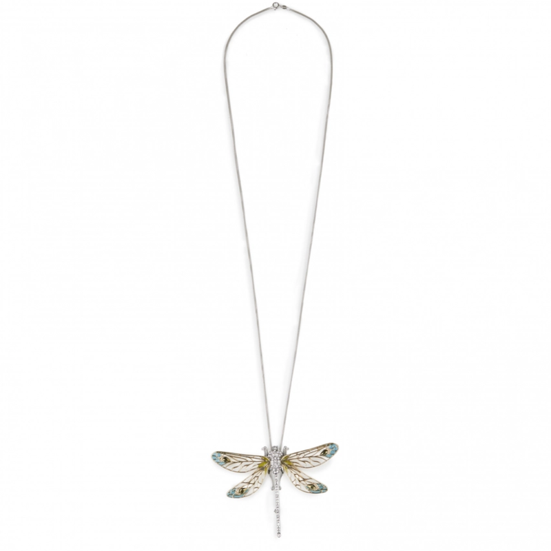 Gold Dragonfly Necklace