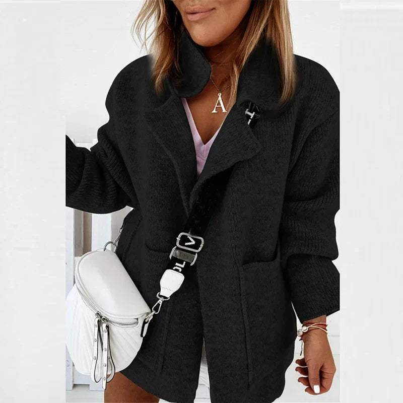LM | Ladies summer coat with shawl collar