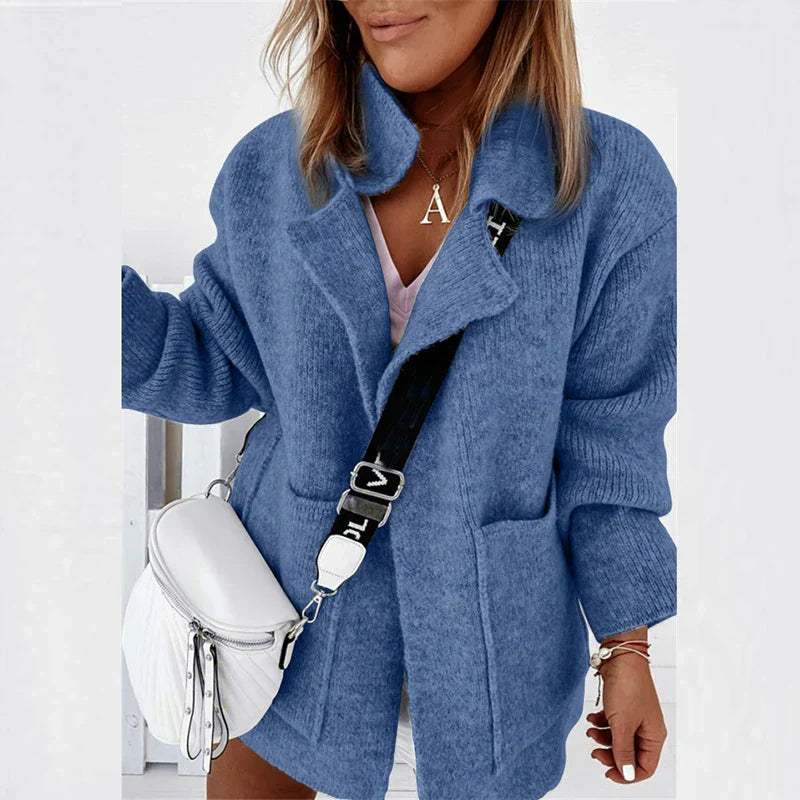 LM | Ladies summer coat with shawl collar