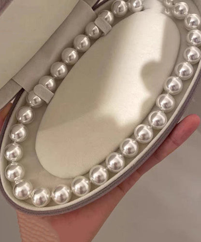 Light Imitation Natural Seawater Extreme White Pearl Alloy Necklace